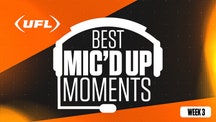 NEXT Trending Image: UFL 2024: Best mic’d up moments from Week 3