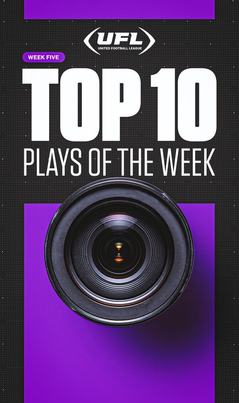 UFL 2024: Troy Williams-Daewood Davis TD leads top 10 plays from Week 5