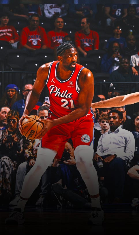 76ers play their season finale without All-Star center Joel Embiid (knee)