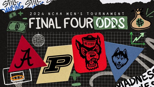 COLLEGE BASKETBALL Trending Image: 2024 Final Four odds: Alabama-UConn, NC State-Purdue odds, lines, picks