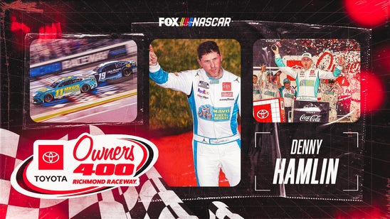 NASCAR takeaways: Denny Hamlin victorious after eventful Richmond finish