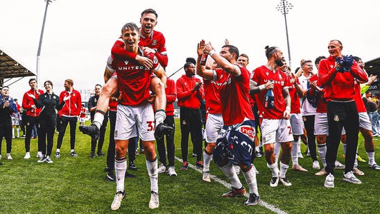 Wrexham gains promotion to English soccer's League One after 6-0 win