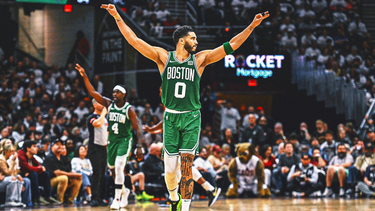 Jayson Tatum's 33 points help Celtics down Cavaliers 109-102 to take 3-1 lead in semis
