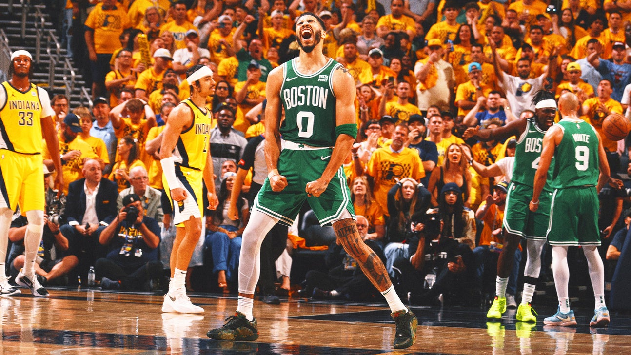 Jrue Holiday's finishing flurry helps Celtics beat Pacers 114-111 for 3-0 lead in East finals
