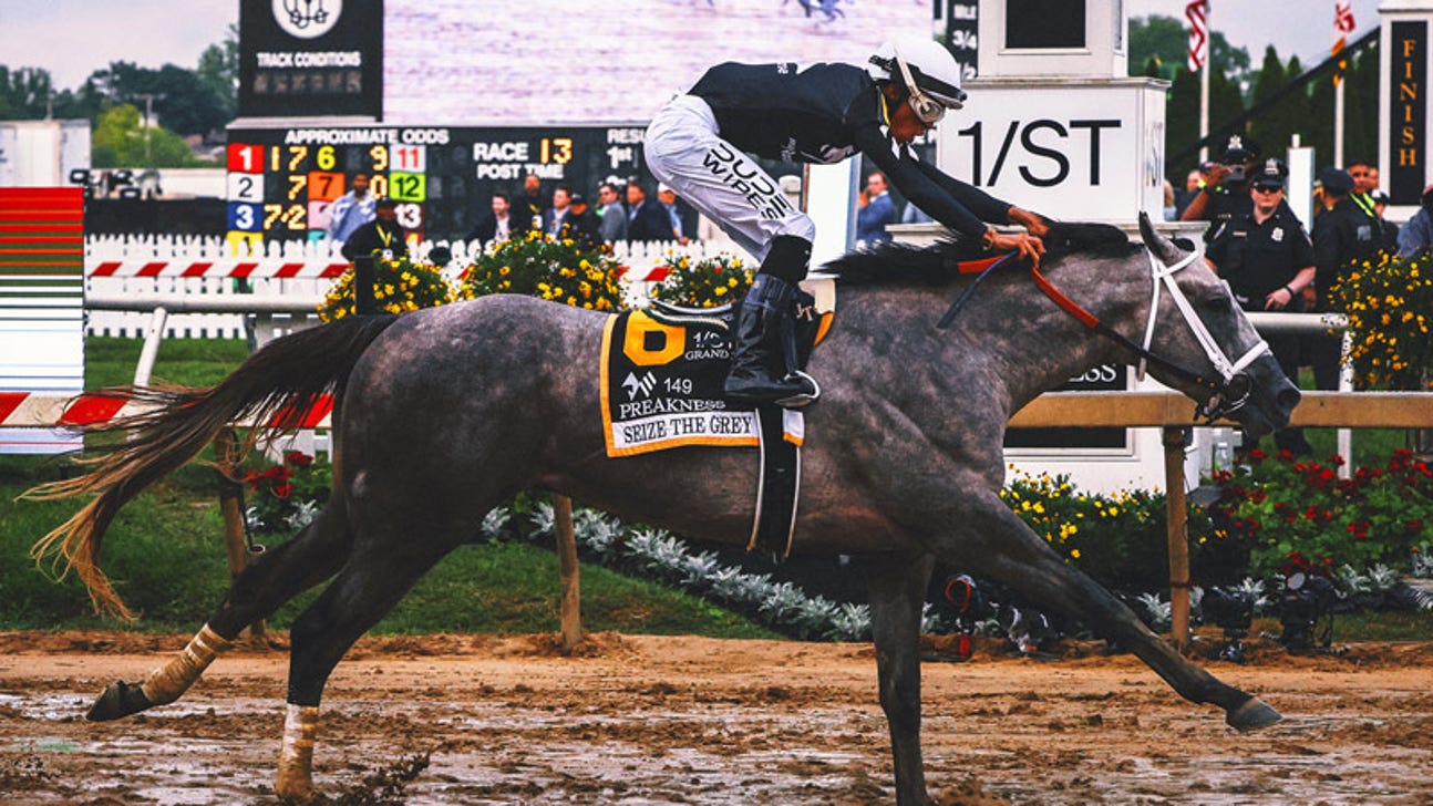 Seize the Grey wins 149th running of Preakness Stakes