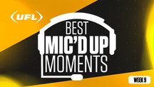 NEXT Trending Image: UFL 2024: Best mic’d up moments from Week 9