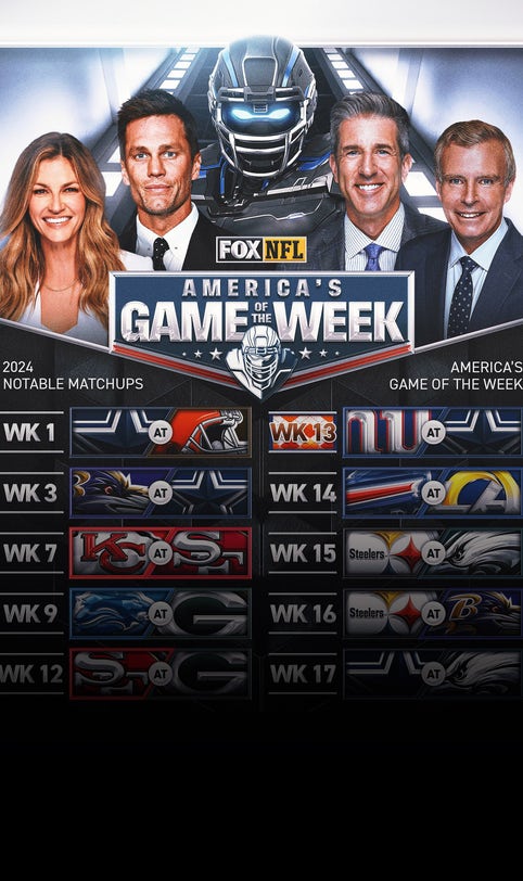 2024 NFL schedule: Featured matchups on FOX's America's Game of the Week