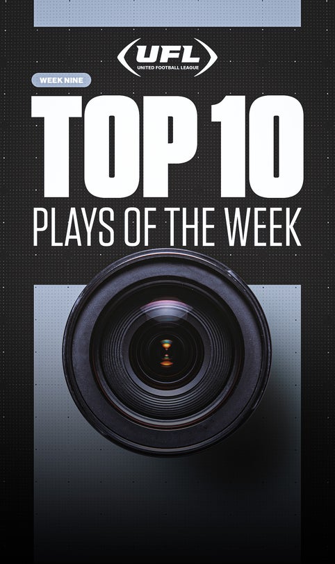 UFL 2024: Luis Perez-Sal Cannella TD leads top 10 plays from Week 9