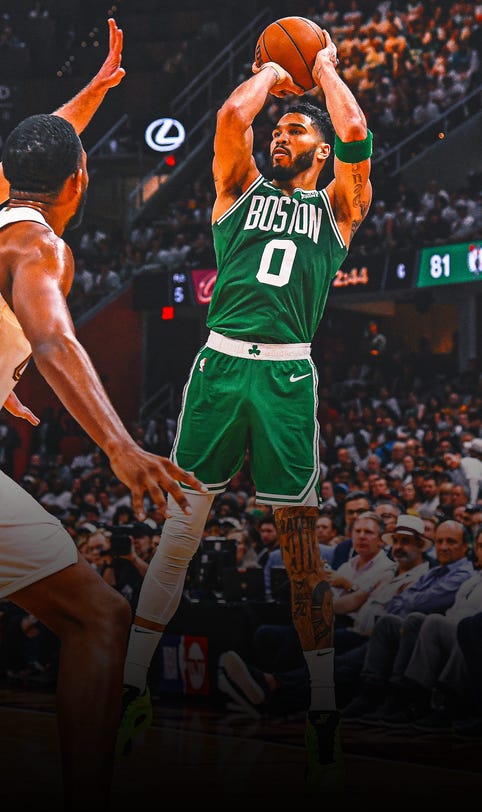 Jayson Tatum's 33 points help Celtics down Cavaliers 109-102 to take 3-1 lead in semis