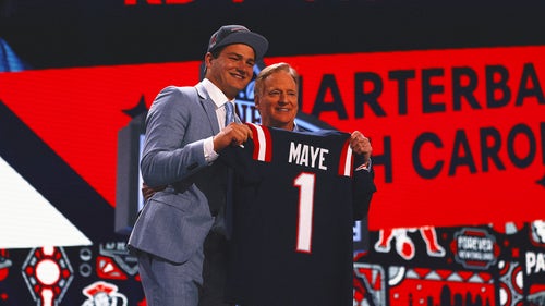 NFL Trending Image: Patriots officially sign 1st-round draft pick, QB Drake Maye, to rookie contract