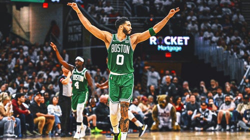 BOSTON CELTICS Trending Image: Jayson Tatum's 33 points help Celtics down Cavaliers 109-102 to take 3-1 lead in semis