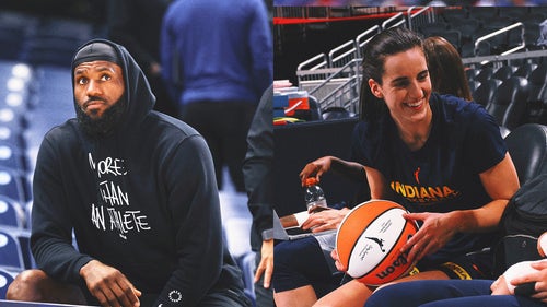 LOS ANGELES LAKERS Trending Image: LeBron James defends Caitlin Clark and her WNBA impact, compares her critics to Bronny's