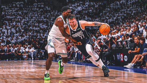 KYRIE IRVING Trending Image: Luka Dončić leads strong close by Mavericks for 108-105 win over Wolves in Game 1 of West finals