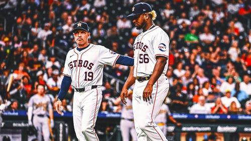 NEXT Trending Image: Astros starter Ronel Blanco ejected vs. A's after foreign substance check