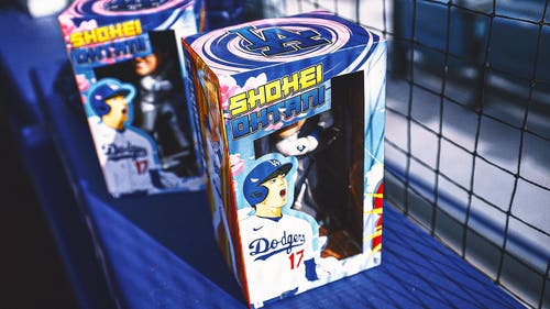 LOS ANGELES DODGERS Trending Image: First Shohei Ohtani bobblehead giveaway creates 'a stir' and tangles traffic