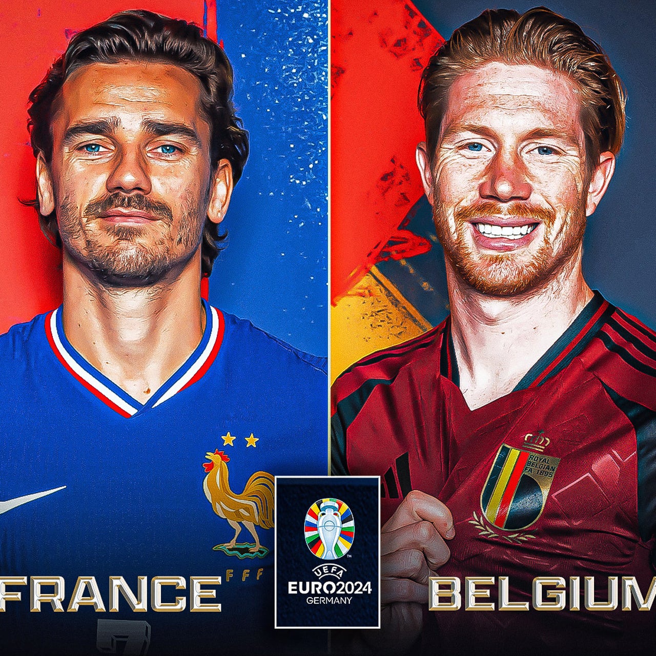Nhận định, dự đoán tỷ số Pháp vs Bỉ: Ít bàn thắng 2 Euro 2024: Neighbors France and Belgium meet with Mbappé still wearing a mask | FOX Sports