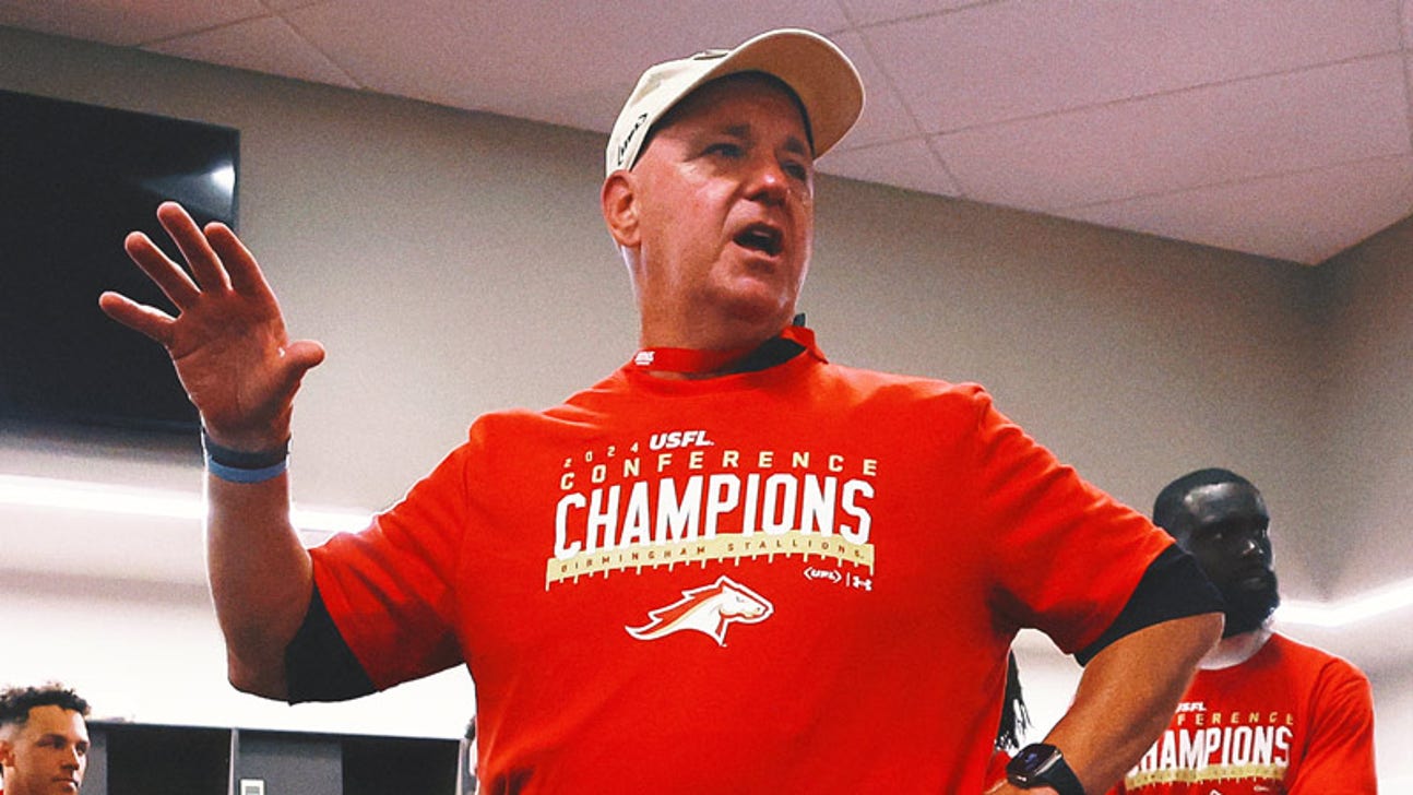 Stallions coach Skip Holtz reveals QB plan, talks Brahmas rematch