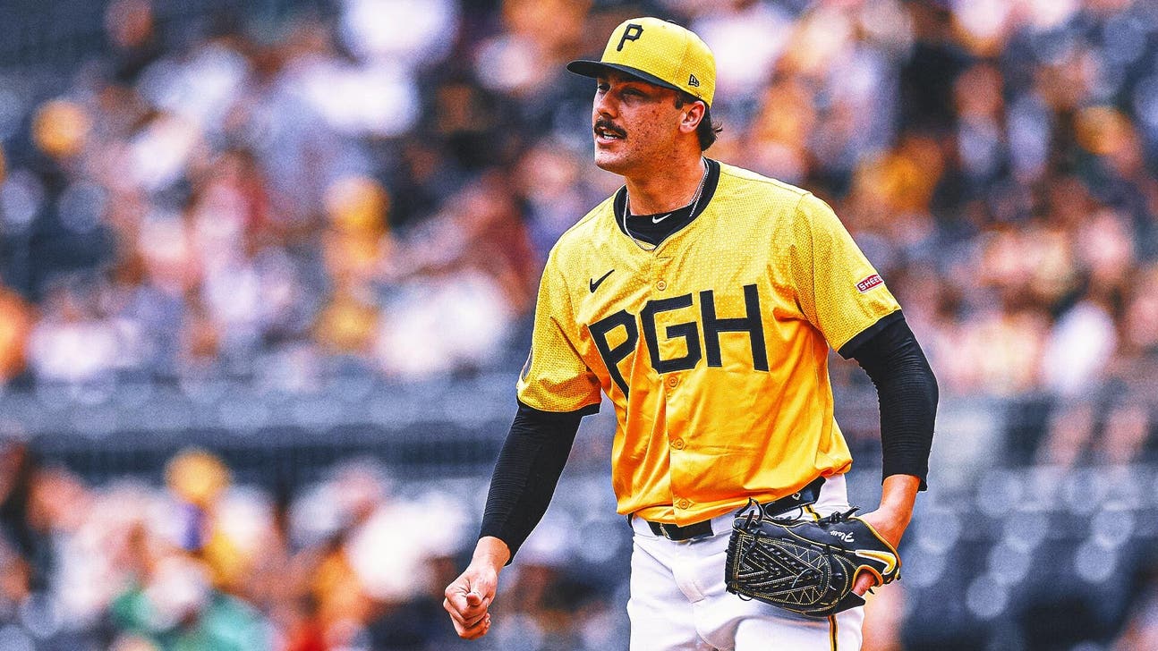 ポールスキーンズ　ボブルヘッド（球場配布）　Paul Skenes パイレーツ Paul Skenes tosses eight strikeouts in season-high seven innings