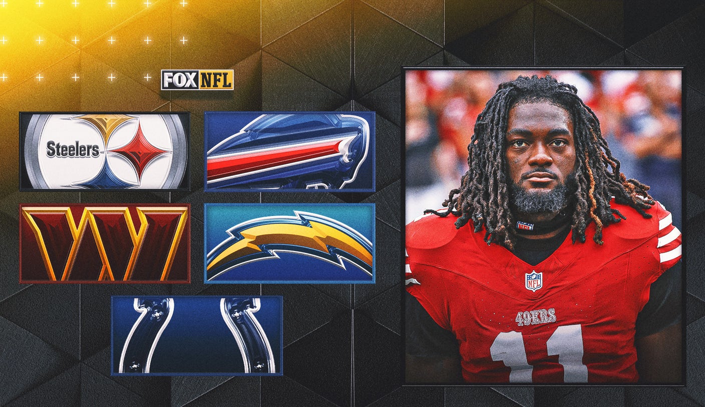 49ers WR Brandon Aiyuk trade destinations; Steelers, Commanders top list