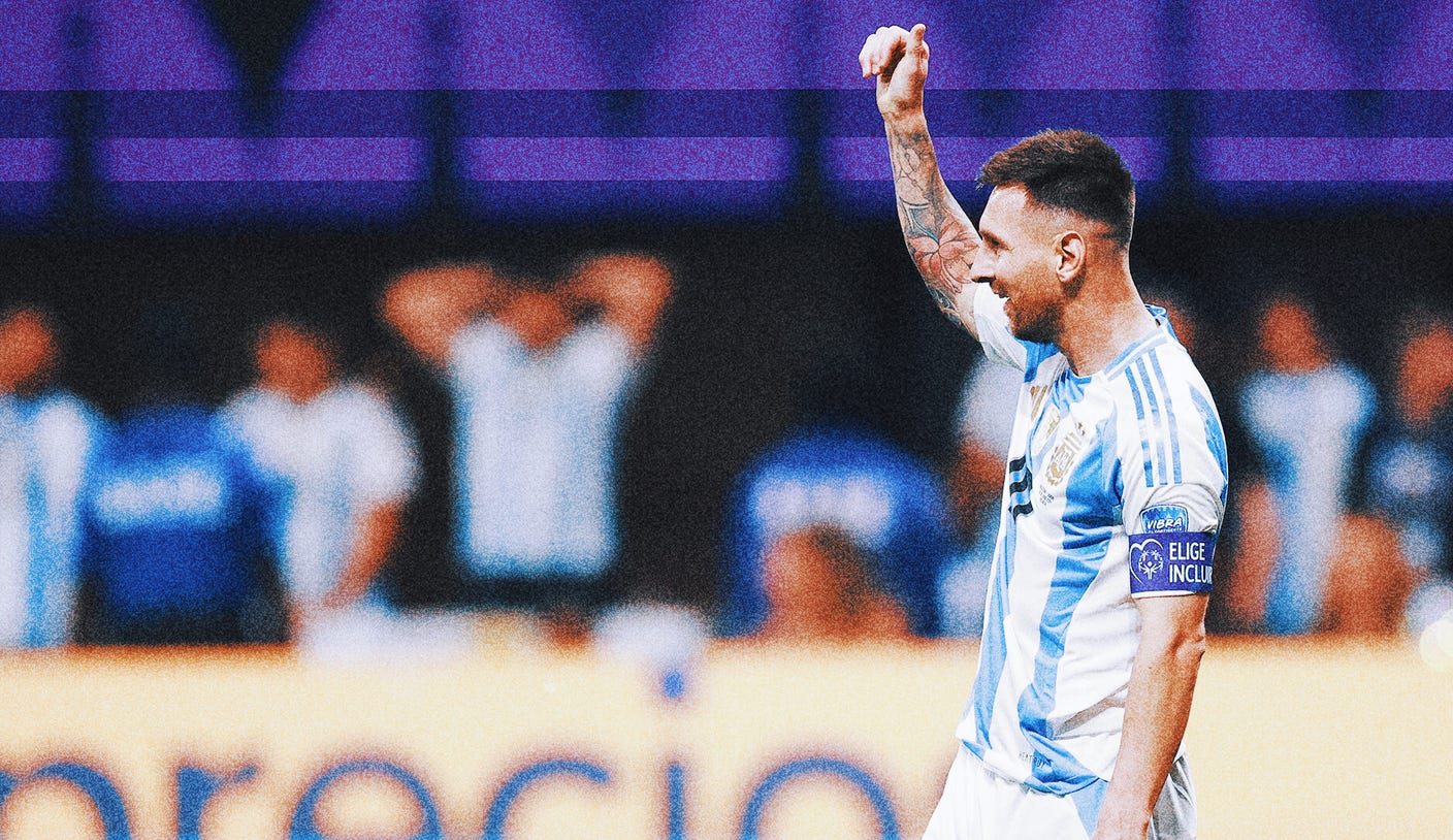 Arjantin, Kanada'yı 2-0 yenerek Copa América şampiyonluk savunmasını açarken Lionel Messi her iki golü de atıyor