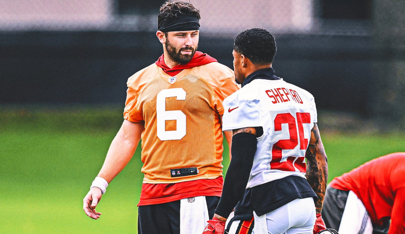 Ex-Sooners Baker Mayfield, Sterling Shepard excited to be reunited with Bucs