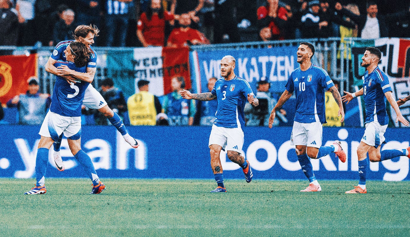Italy Bags Crucial 2-1 Victory Against Albania in Euro 2024 Group Stage Match