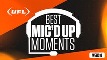 NEXT Trending Image: UFL 2024: Best mic’d up moments from Week 10