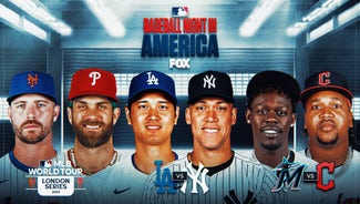 Next Story Image: Everything to know about FOX Saturday Baseball: Mets-Phillies in London, Dodgers-Yankees