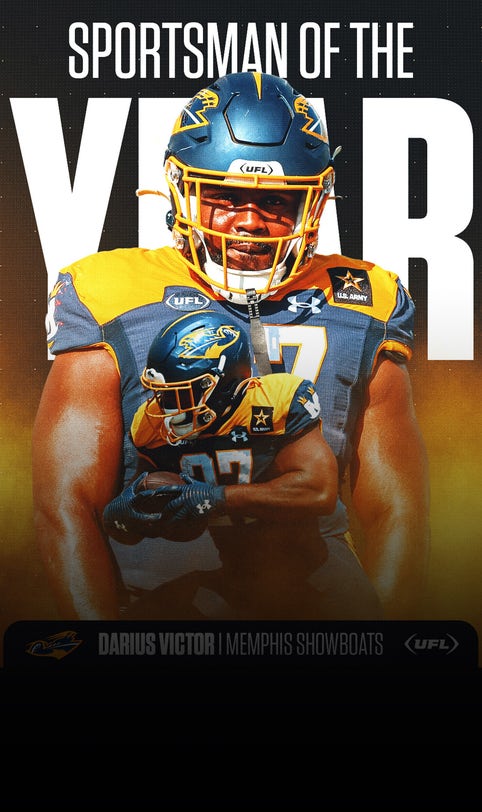 2024 UFL Awards: Showboats' Darius Victor named Sportsman of the Year