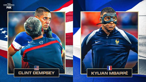 EURO CUP Trending Image: Drama topeng Kylian Mbappé mirip Clint Dempsey di Piala Dunia 2014