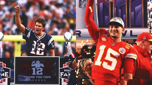 NFL Trending Image: Brady-Mahomes rivalry moves from gridiron to court ahead of NBA Finals