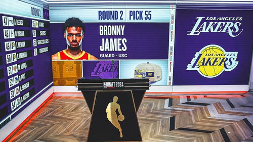 NBA Trending Image: Sports world reacts to Bronny James' historic NBA Draft moment