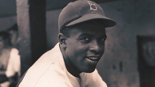 MLB Trending Image: Special Rickwood Field Jackie Robinson card unveiled at FOX Plaza in NYC