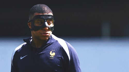 FRANCE MEN Trending Image: Euro 2024: Kylian Mbappé gifted Teenage Mutant Ninja Turtle mask ahead of match vs. Poland
