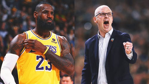 COLLEGE BASKETBALL Trending Image: LeBron James contacted Dan Hurley during Lakers' courtship of UConn coach