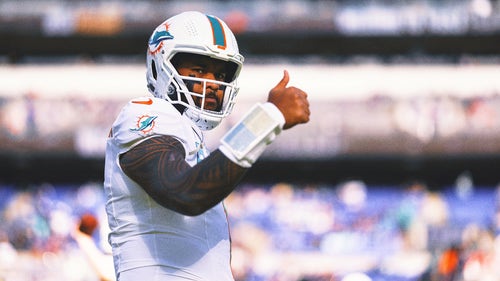 MIAMI DOLPHINS Trending Image: Tua Tagovailoa appears noticably slimmer at Dolphins event amid contract extension rumors