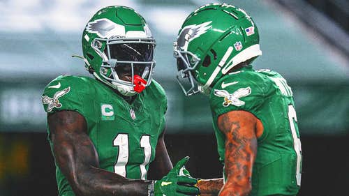 NFL Trending Image: Eagles beat growing WR market with big, early deals for A.J. Brown, DeVonta Smith