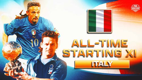 NEXT Trending Image: Italy All-Time XI: Roberto Baggio stars in midfield with Andrea Pirlo