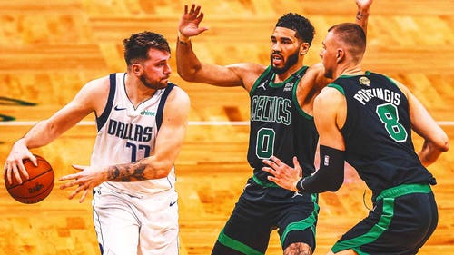 NBA Trending Image: Luka Dončić makes shots, but Jayson Tatum's playmaking pushes Celtics to 2-0 lead