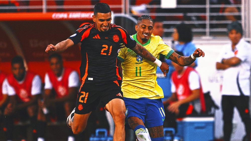 Colombia, Brazil draw 1-1, both move on to Copa América quarterfinals