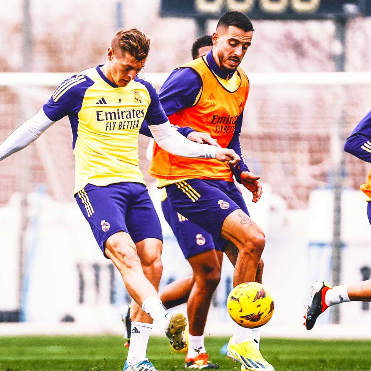 Toni Kroos' Real Madrid teammates eager to send him into