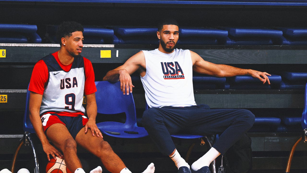 Jayson Tatum Anthony Davis in USA starting lineup for second Olympic game FOX Sports