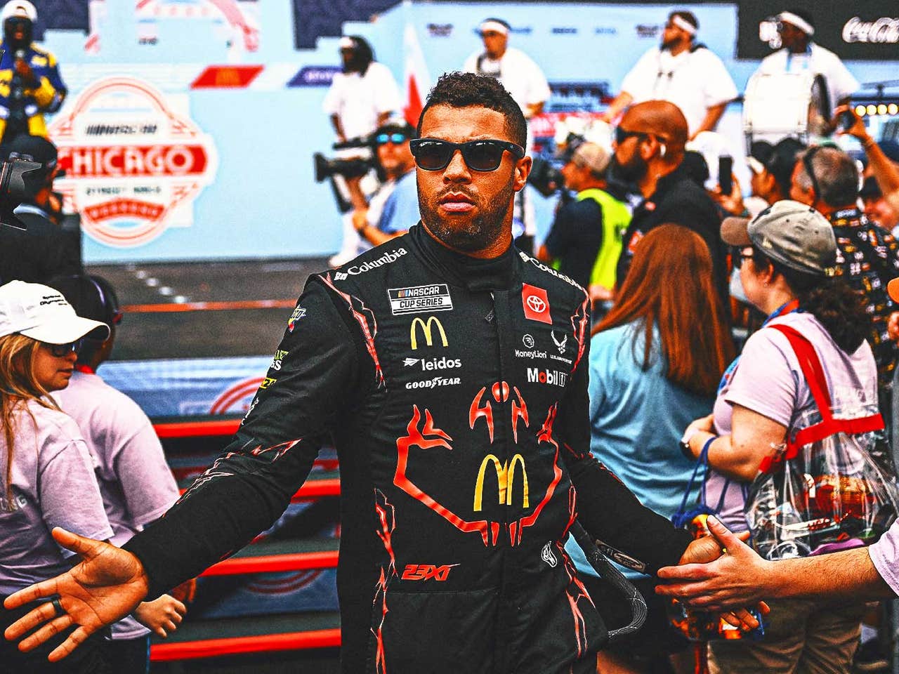 Bubba Wallace fined $50K by NASCAR for door-slamming Alex Bowman postrace | FOX Sports