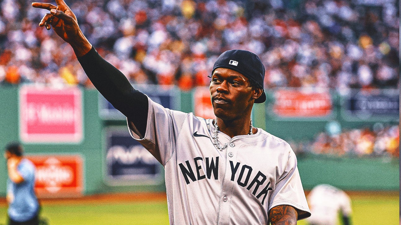 Jazz Chisholm Jr. makes Yankees debut, one day after being acquired from  Marlins in trade | FOX Sports