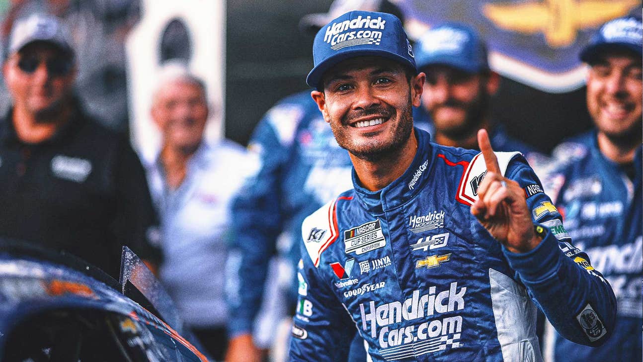 Brickyard 400 Trophy In Hand Kyle Larson Eyes 2025 Indy 500 FOX Sports Larson555