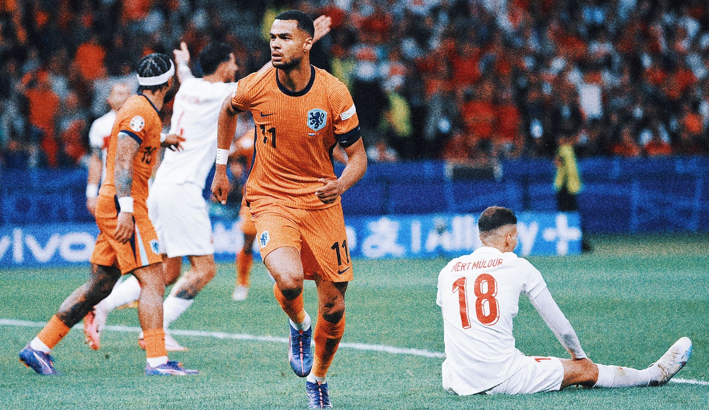 Cody Gapko’s goal propels Netherlands to Euro 2024 semifinal against England with win over Turkey