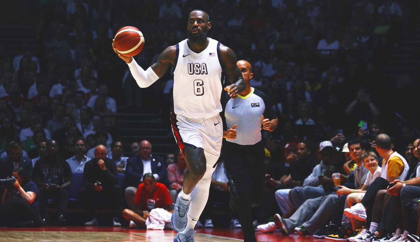 LeBron James leads Team USA to victory over Germany in thrilling exhibition game
