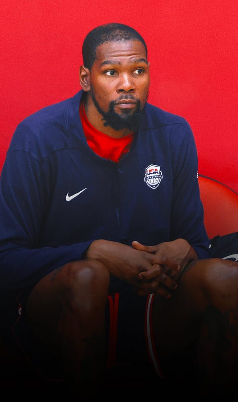 Kevin Durant will miss Team USA's exhibition vs. Canada with calf strain