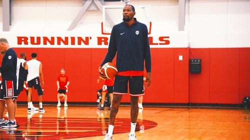 NBA Trending Image: Kevin Durant will miss Team USA's exhibition vs. Canada with calf strain