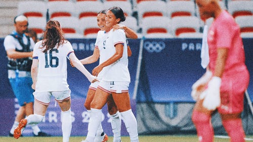UNITED STATES WOMEN Trending Image: USA cruises past Zambia to 3-0 win in first match of Paris Olympics